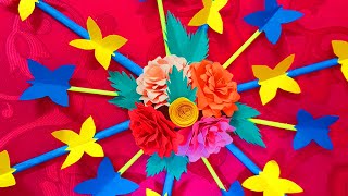 WALL DECORATION || PAPER FLOWER || PAPER CRAFT || SPERIZ