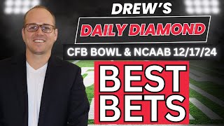 Frisco Bowl Predictions | Memphis vs West Virginia | NCAAB Picks Today | Drew's Daily Diamond 12/17