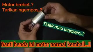 Motor brebet tarikan ngempos, Tidak mau langsam || beat fi,vario 110 fi, vario 125