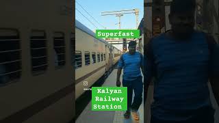 kalyan Crossing Super Fast Express Full Speed most wanted #shortvideo #railover #train #ankitakumari