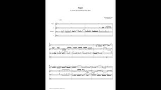 J.S. Bach - Well-Tempered Clavier: Part 2 - Fugue 19 (Double Reed Quartet)