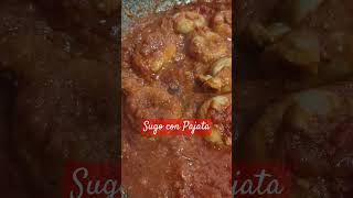 Sugo con Pajata,, piatto della tradizione romana #short #duegiridolio #marcorapo 👨🏻‍🍳