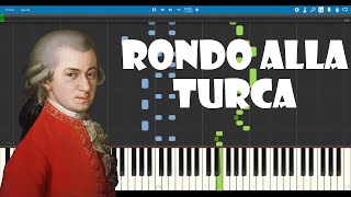 Rondo Alla Turca - Mozart Piano Tutorial (Synthesia)