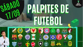 PALPITES DE APOSTAS DE FUTEBOL PARA O DIA 17/09/2022 (Sábado)!!! CONFIRA AGORA MESMO!