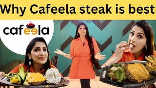 Best steak in k. Town |Cafeela cafe | Best food | Desi food |  Continental Food | breakfast| Cuisine