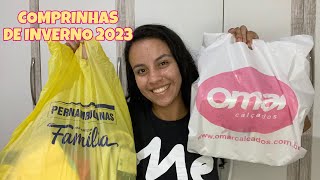 COMPRINHAS DE OUTONO/INVERNO 2023 INFANTIL - Pernambucanas e Omar calçados! 😍 | Gabi de Paula