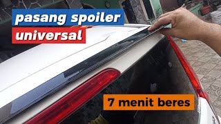 spoiler Suzuki splash cocok di semua mobil hatchback model minimalis bikin mobil tambah cakep