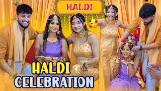 HALDI CELEBRATION VLOG 😍