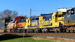 ATSF/BNSF Funeral Train, K5LAM, KCS/CN Combo, and More! 11/12/23