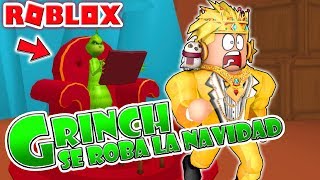 EL GRINCH se ROBA LA NAVIDAD en ROBLOX!! 😱🎄