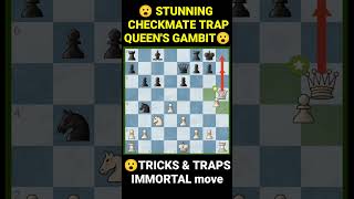 😮 Queen's Gambit Declined😮 Amazing Opening Trap!! #tricks