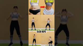 Lose belly fat at home #trainhardtostayfit