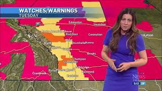 Danielle Savoni - CTV News Calgary - Weather - Tuesday, July 16, 2024.