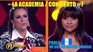 Paola - Me Gustas Mucho (7mo Concierto) (La Academia 11)