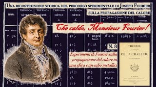 8. Esperimenti di Fourier sulla propagazione del calore in una sfera e un cubo metallici