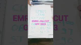 EMRS JSA CUT OFF