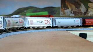 N Scale CP Grain Train