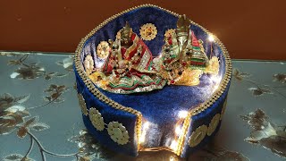 Singhassan for Laxmi Ganesh with lights