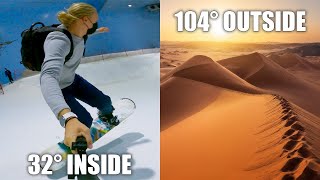 Going Snowskiing in the Arabian Desert | Ski Dubai | UAE