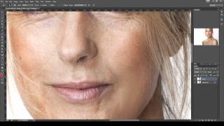 Photoshop Tutorial: How to Remove Wrinkles with Healing brush tool and Clone stamp tool