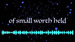 of small worth held (original Composition)