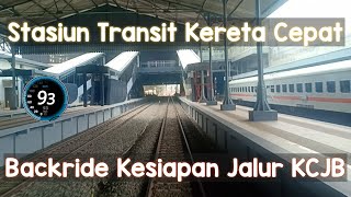 BackRide Update Pembangunan Stasiun Transit Kereta Cepat Jakarta Bandung Argo Serayu