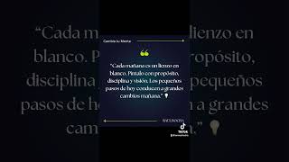 Hoy es tu oportunidad para avanzar hacia tus metas. Todo comienza con pequeños pasos.