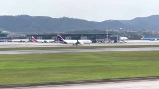 Boeing 767 Latam Cargo decolagem em Cumbica