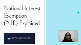 How to Apply for National Interest Exception (NIE) || U.S. Travel Ban Exemption Explained || 2021