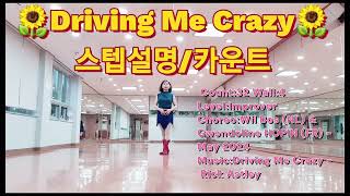 초중급 스텝설명Driving Me Crazy  Count:32Wall:4    Level:Improver