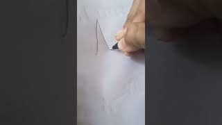 Letter A calligraphy|| Comment next letter #shorts #viral