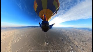 My first WINGSUIT jump from a hot air balloon, and other crazy jumps.