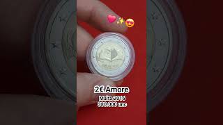 2€ Malta 2016 dedicata all'amore, dai bambini con solidarietà #collectible #numismatics #coin