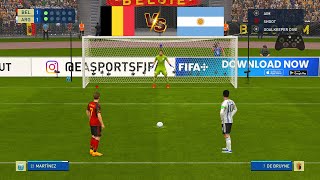 BELGIUM vs ARGENTINA | DE BRUINE vs MESSI | PENALTYSHOOTOUT | GAMEPLAY PC