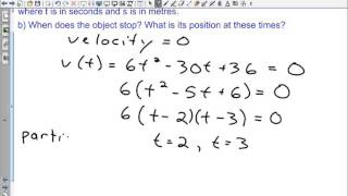 15-16 A Polynomial Models of Position and Velocity