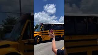 Buses Leaving Key Largo K-8 on the Last Day of School (2022)