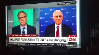 CNN Tells Dr. Fauci " They are not listening to us. We need Trump.....