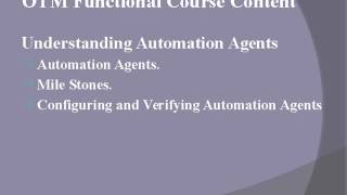 OTM Functional Technical Online Training