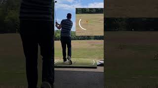 3 shots to 100 yds at the driving range #golf #shorts #practice #drivingrange