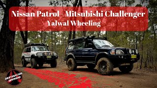 Nissan Patrol - Mitsubishi Challenger Yalwal Wheeling