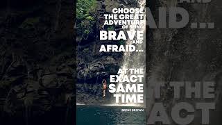 Be Afraid AND Brave #entrepreneur #inspirationalquotes