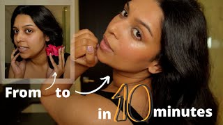 Makeup in LESS THAN 10 minutes! (with BONUS tips)