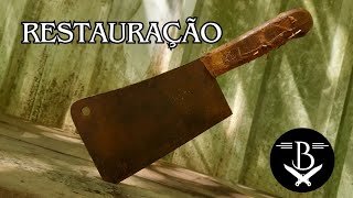 Rusty Cleaver Restoration (Restauração de CUTELO)