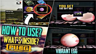 HOW TO USE VIBRANT EGG IN PUBG MOBILE? | PUBG 0.12.0 UPDATE