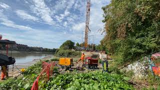 Dukes Meadows Footbridge Span 3 Install