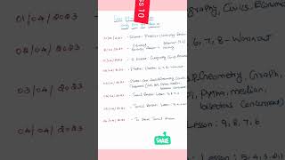 TN Class 10| Final Revision Study plan. #shorts #viral #todaytrending #viralshorts