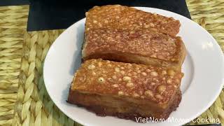 VietNam Mama Cooking - ba chỉ chiên giòn da bằng nồi chiên không dầu/crispy pork belly