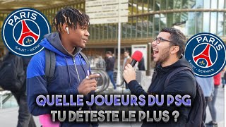 QUELLE JOUEURS DU PSG TU DÉTESTE LE PLUS ?⚽️🇨🇵  -Micro Trottoir