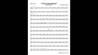 A ver a que horas - banda carnaval (partitura) #partitura #partiturasonline #music #partituraspdf