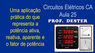 Potência ativa e reativa em uma instalação industrial | o fator de potência